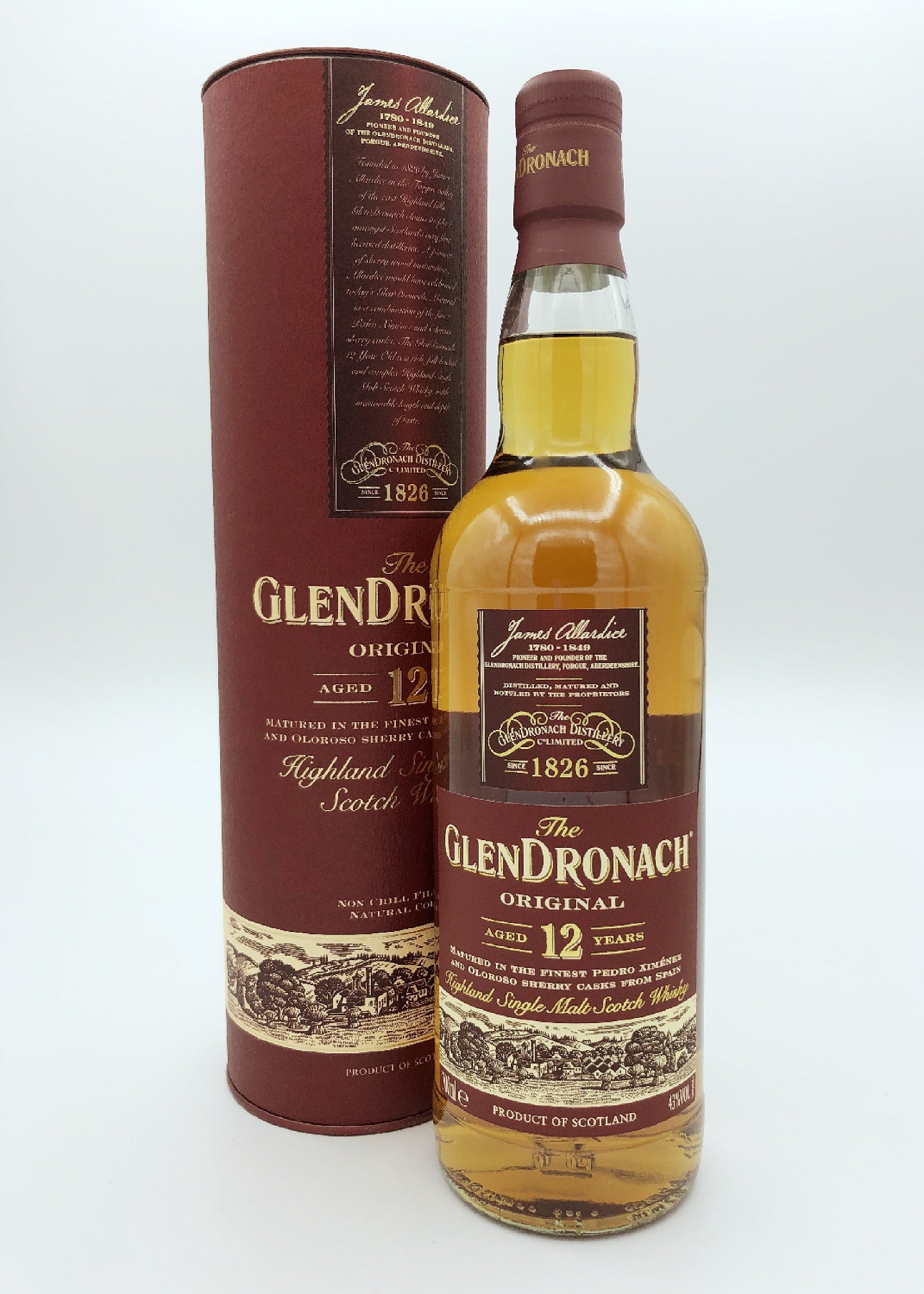 グレンドロナック18年 21年 空瓶